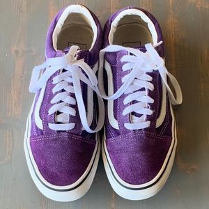 Old Skool Purple Vans Size 7W/5.5 Men